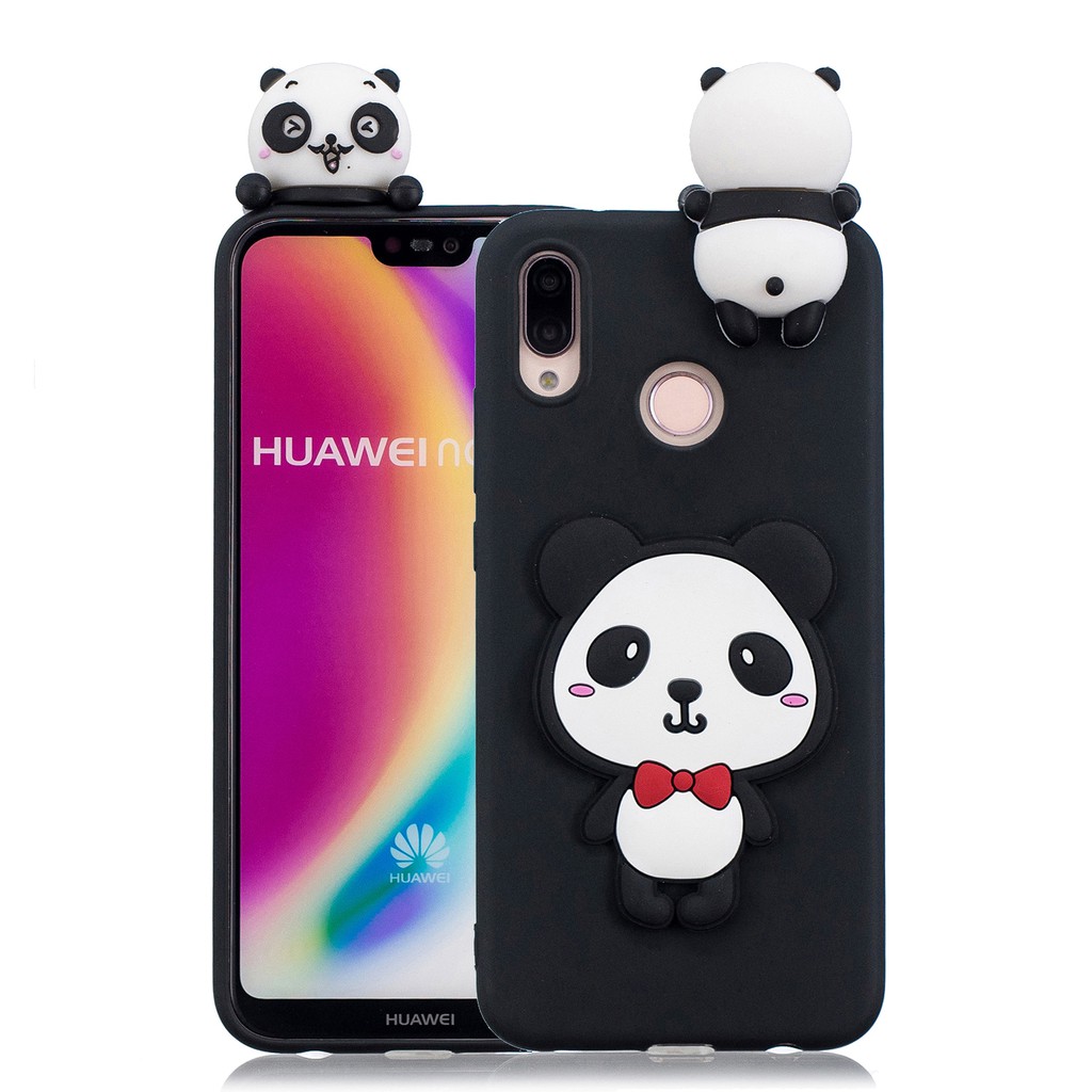 Ốp điện thoại dẻo in hình dễ thương cho Huawei Nova 3i 3e 4e P20Lite P30Lite