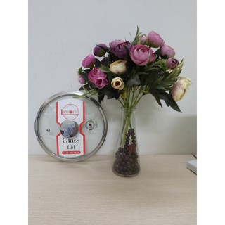 Nắp Nồi, Nắp Chảo Kính Thủy Tinh Cường Lực Lyncen Size 24Cm