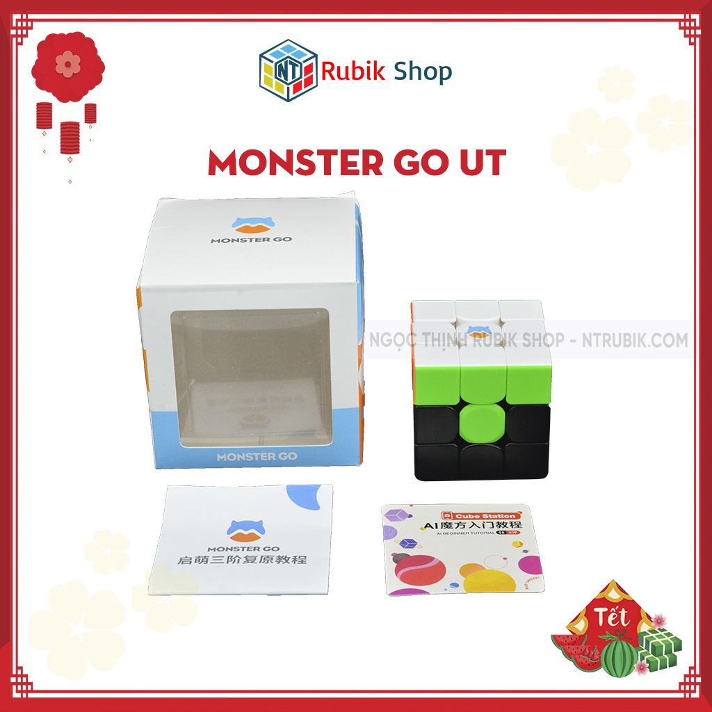 [Siêu hót Gan Monster Go] Rubik 3x3x3 GAN Monster Go MG356 3x3 UT Stickerless