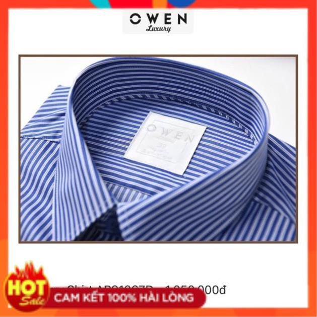 Xả 12.12 10.10 . OWEN LUXURY - Áo sơ mi dài tay Owen dòng cao cấp 91067 Cực Đẹp . . . ' ' ' . ' * ! 11