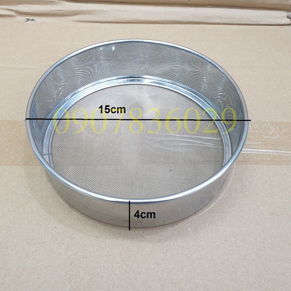 DỤNG CỤ RÂY BỘT 15CM, RÂY BỘT MỊN, RÂY BỘT TRÒN