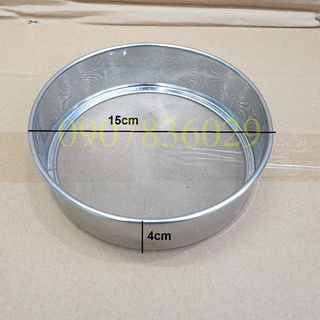 Dụng cụ rây bột 15cm, rây bột mịn, rây bột tròn