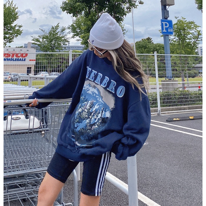 Áo tay dày thiết kế mỏng dáng rộng thời trang phong cách cổ điển dành cho nữ