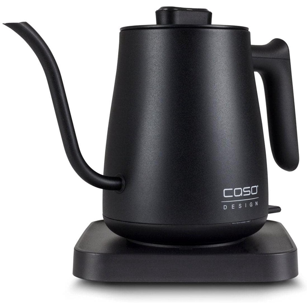 Ấm siêu tốc chuyên dụng pha trà, cà phê Caso Coffee Classic Kettle màu đen nhám [hàng Đức chính hãng]