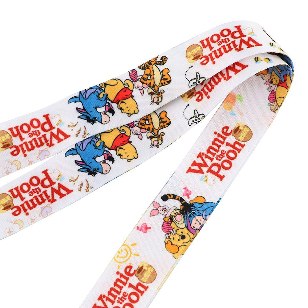 HARRIETT Móc Khóa Gấu Pooh / Hổ Hoạt Hình Có Dây Đeo Cổ Thời Trang