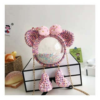(Sẵn)Túi micky đan len