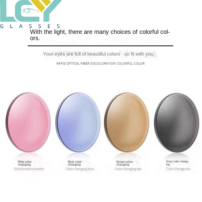 Kính Mát Gọng Kim Loại Thay Đổi Màu Sắc Thời Trang Cho Nam Và Nữ 9771