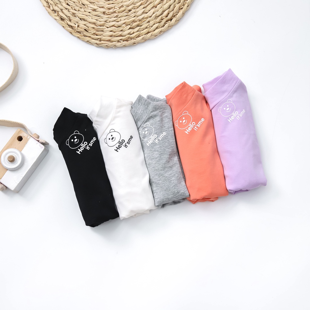 Áo giữ nhiệt cho bé gái ILABY in hình chất liệu thun cotton co dãn 4 chiều từ 1-12 tuổi [20IG06010821]