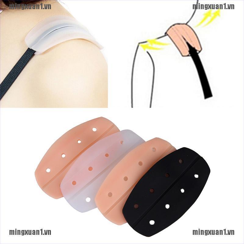 (Hàng Mới Về) Miếng Đệm Dây Áo Ngực Bằng Silicon Mềm Giúp Giảm Đau Hiệu Quả