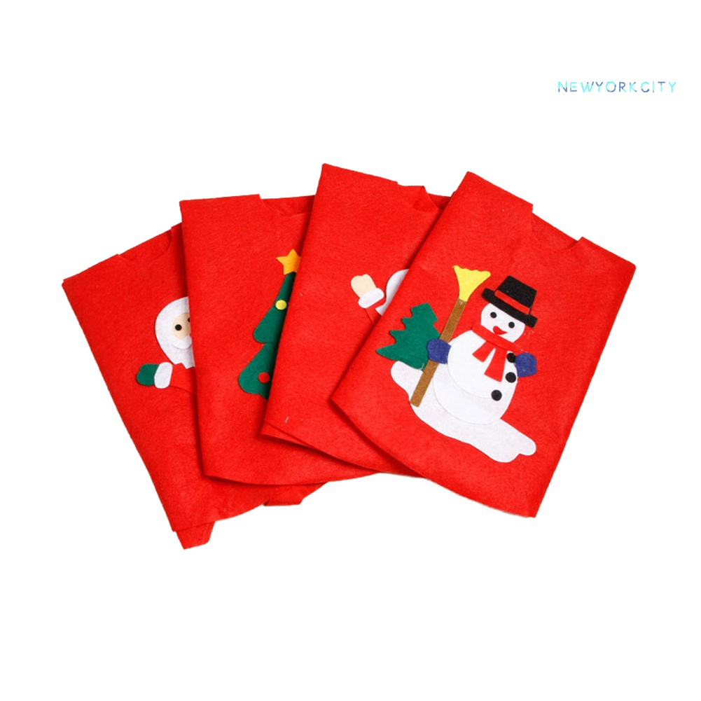 Vỏ Bọc Trang Trí Cây Thông Giáng Sinh Hình Ông Già Noel / Người Tuyết