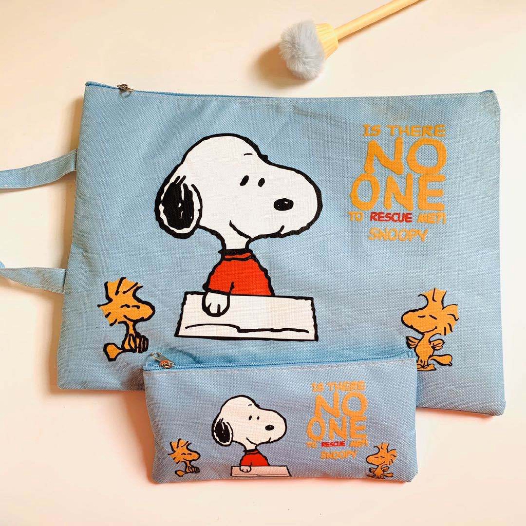 ⭐Cuộc sống ở Sumikkogurashi⭐Túi Đựng Bút Hình Snoopy Đáng Yêu Thời Trang Hàn Quốc Cho Nữ