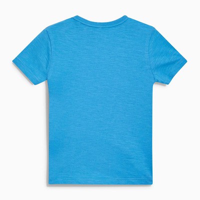 Áo thun cộc tay bé trai chính hãng LITTLE MAVEN - mẫu ATE045 ÁO XANH IN HÌNH XE BUS 2 TẦNG