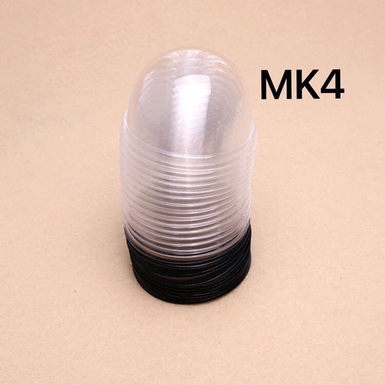 Hộp đựng bánh mica tròn có đáy 50c