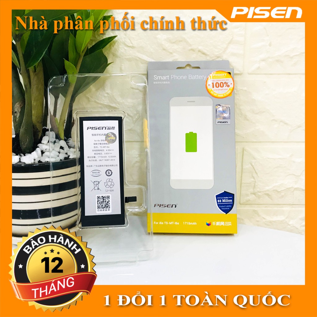 Pin iPhone 6s - Chất lượng cao - Chính hãng Pisen