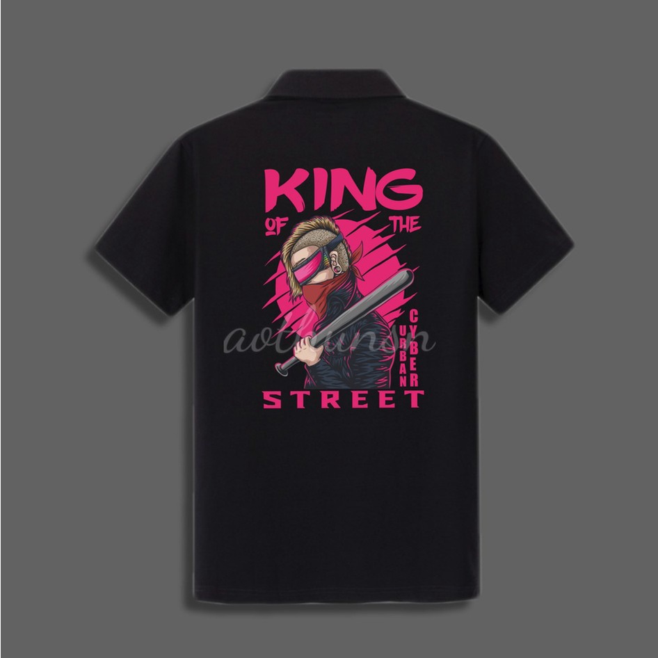 Áo thun cổ trụ cổ bâu polo Cyber Urban KING