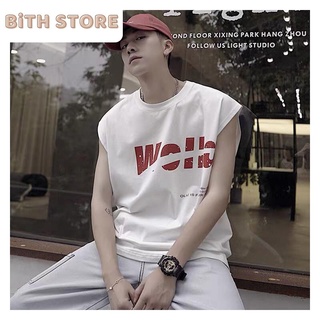 Áo thun nam sát nách tanktop form rộng WELB GEE nam nữ ulzzang