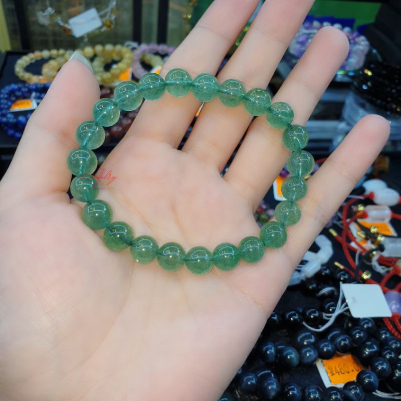 1 hạt đá màu dâu xanh