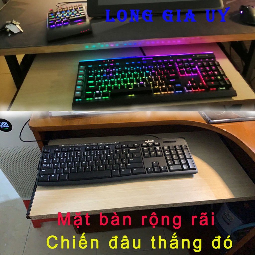 Khay bàn phím treo cực tiện giải phóng không gian bàn làm việc
