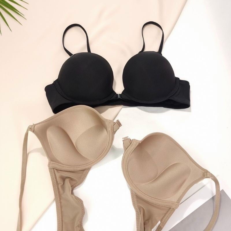 ÁO NGỰC XUẤT MỸ CÀI TRƯỚC VỀ HÀNG hiệu Chanvie Leen lingerlie Có Gọng Màu Trơn siêu nâng đẩy Bống Chic