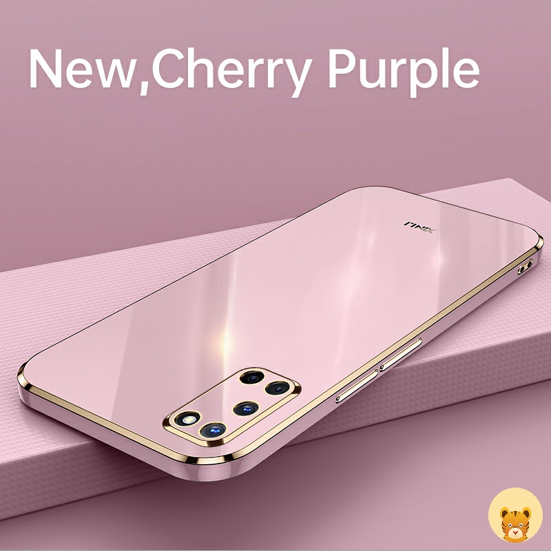 Ốp Điện Thoại Mềm Mạ Viền Sang Trọng Cho Oppo A92 A52