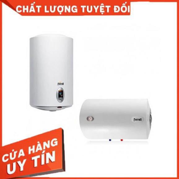Ferroli AQUA STORE E 80 lít Ngang – Bình Nóng Lạnh Gián Tiếp Chống Giật