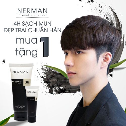 Combo ngừa mụn nam giới Nerman Anti-Acne