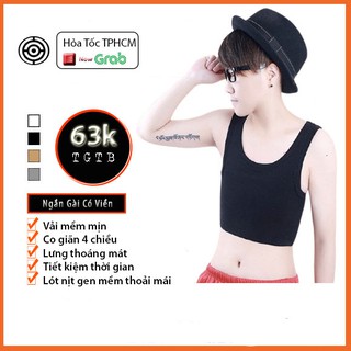 Áo Nịt Ngực Tomboy Có Viền - ( Gen Mềm ) Móc Gài  TGTB - Cotton Thoáng mát Dành Cho Tomboy Sb T