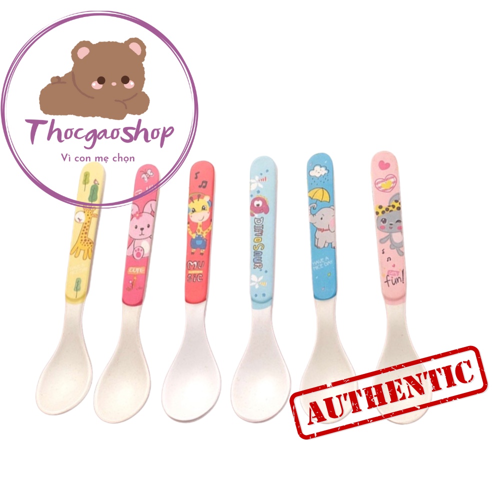Thìa ăn dặm sợi tre an toàn của Kichilachi