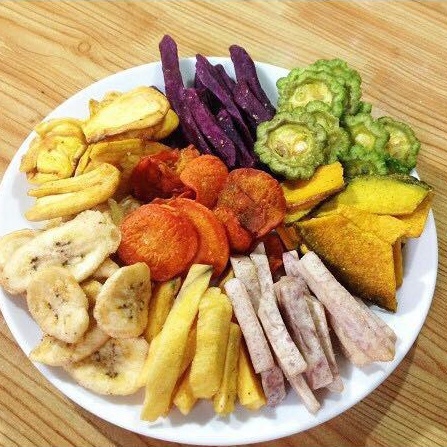 Trái cây sấy thập cẩm nguyên miếng loại A hũ 250g