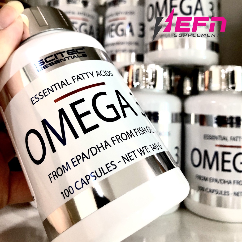 OMEGA 3 Dầu Cá Omega 3 Scitec Nutrition 100 Viên - Chính Hãng