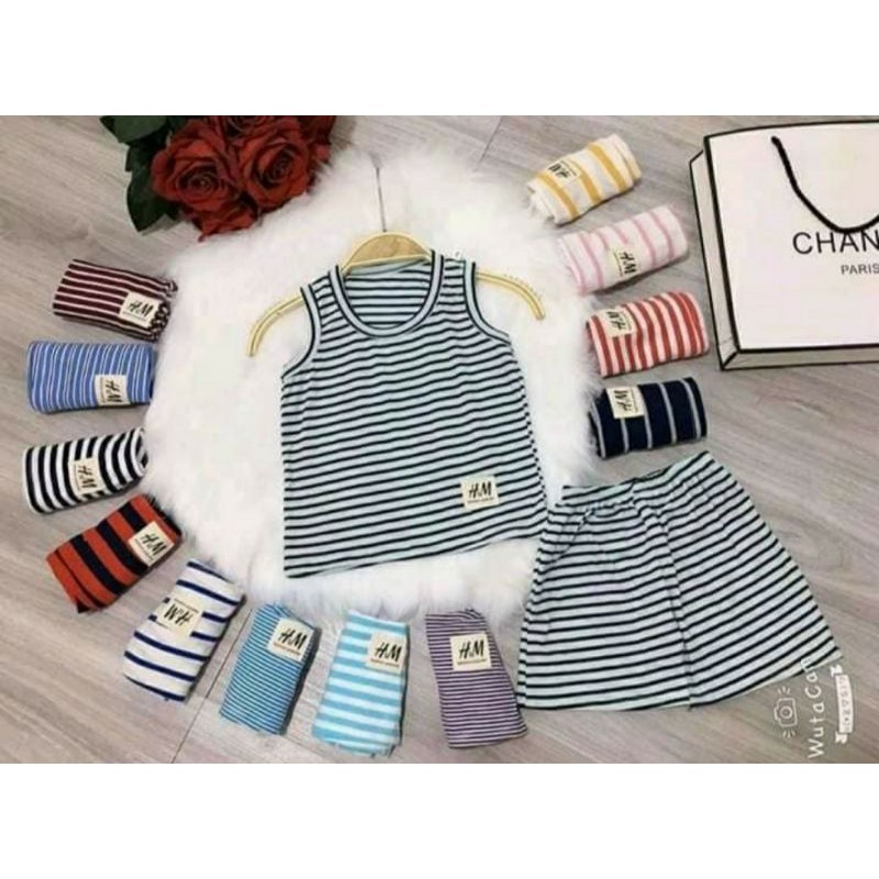 Xả kho bộ cotton kẻ sọc siêu rẻ