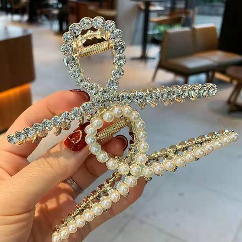 Kẹp tóc đính đá cao cấp dành cho nữ, sang sịn