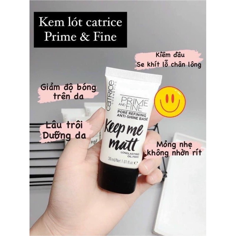 Kem lót Catrice The Mattifier Oil Conyrol Primer Mẫu mới