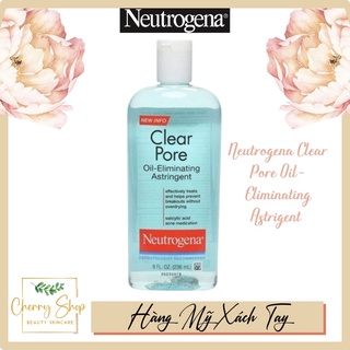 [Hàng Canada] Nước hoa hồng ngăn ngừa mụn và kiềm dầu Clear Pore Neutrogena (236ml)