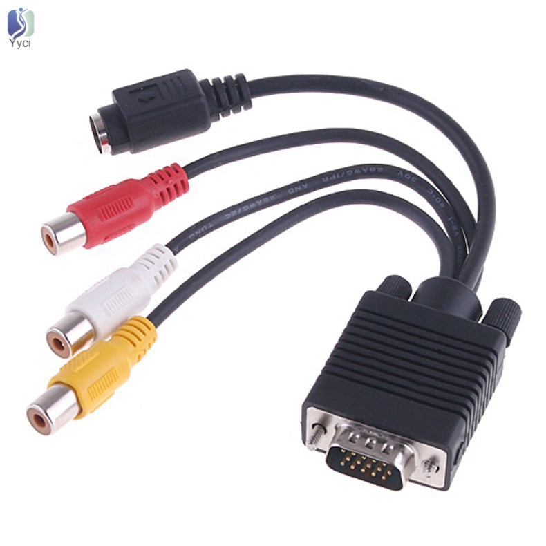 Dây cáp chuyển đổi cổng VGA sang S-Video AV chuyên dụng