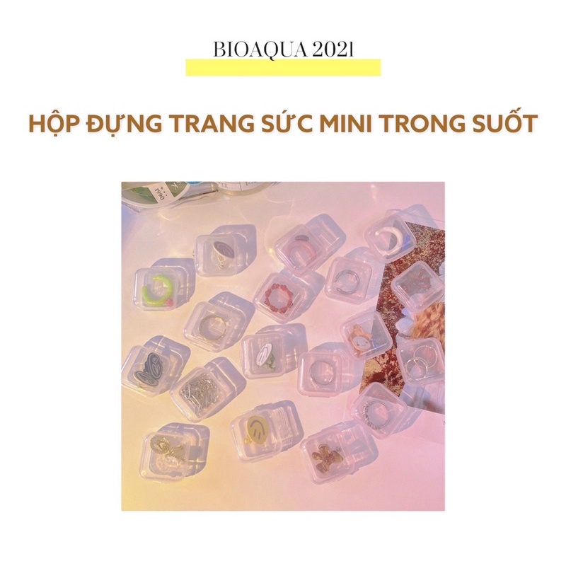 Hộp Đựng Trang Sức Mini Trong Suốt