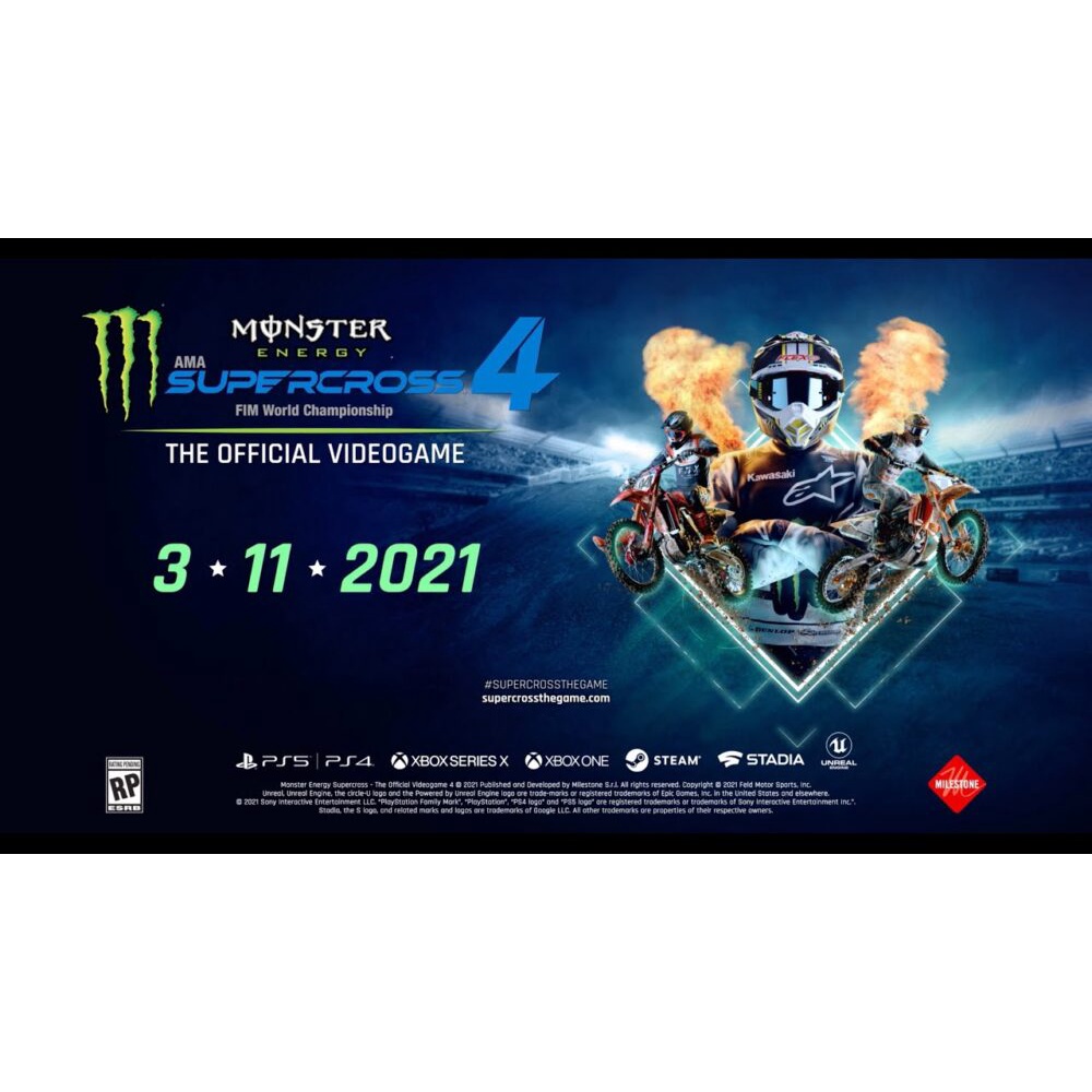 Đĩa Game PS4 Monster Energy Supercross 4