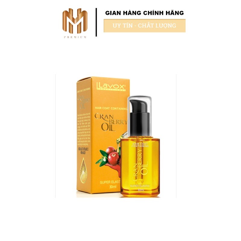 [HÀNG TỐT] Dưỡng bóng giữ nếp Cranberry oil Siêu đàn hồi Lavox - 30ml