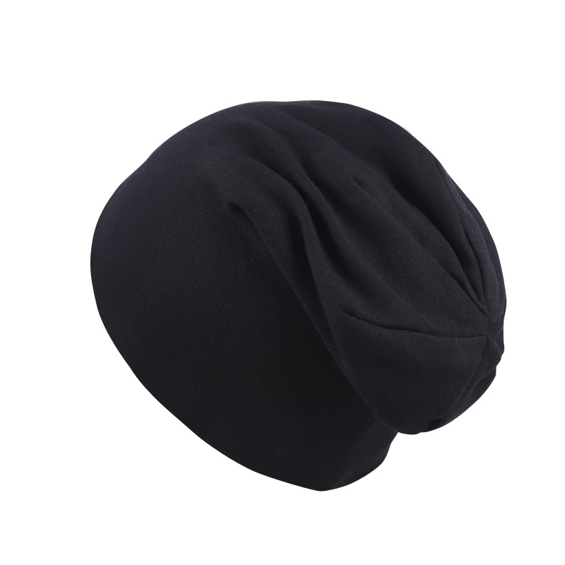 Mũ Beanie Dệt Kim Mỏng Màu Trơn Mềm Mại Giữ Ấm Thời Trang Cho Bé