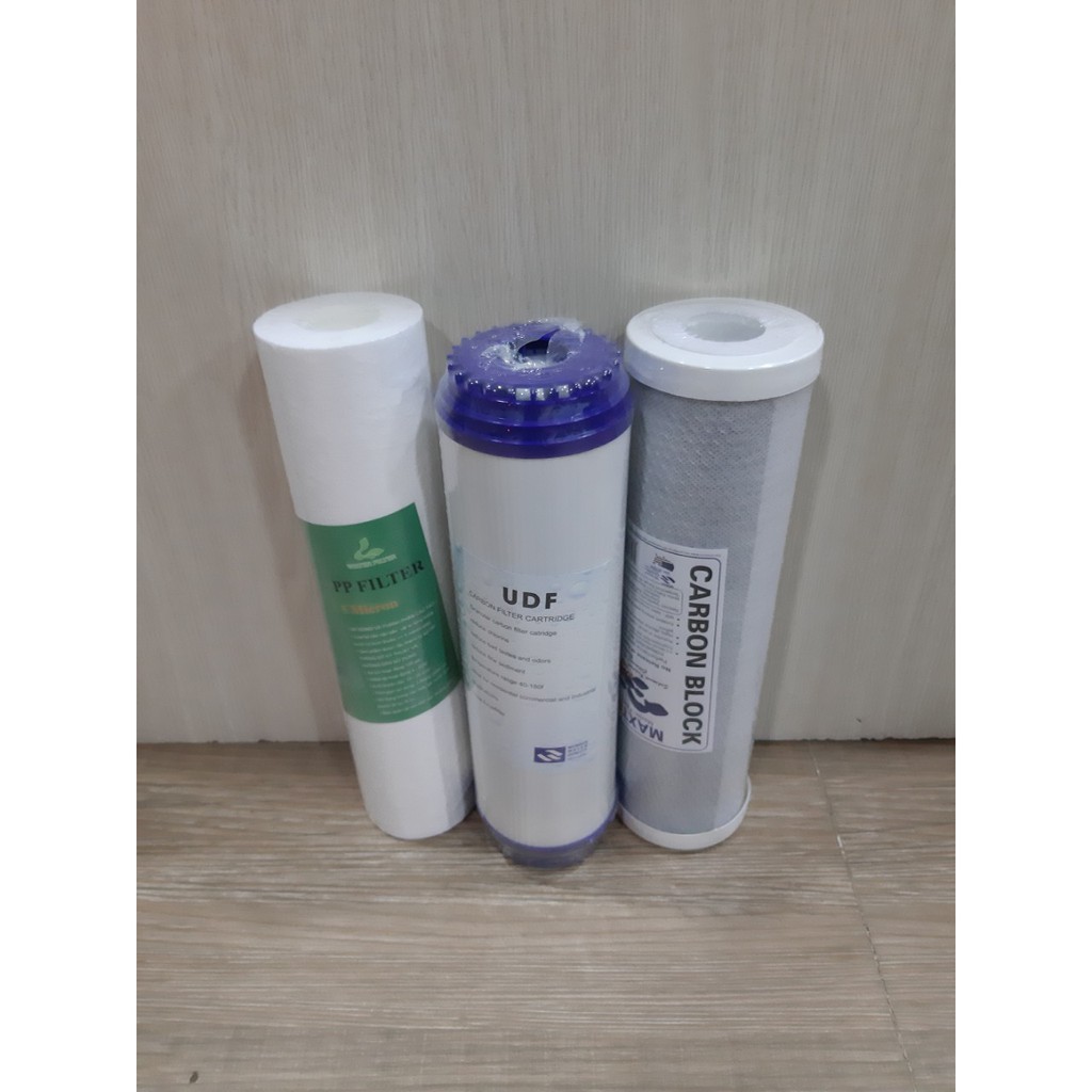BỘ 3 LÕI LỌC NƯỚC SỐ 1,2,3 CHO MÁY LỌC NƯỚC RO | BigBuy360 - bigbuy360.vn