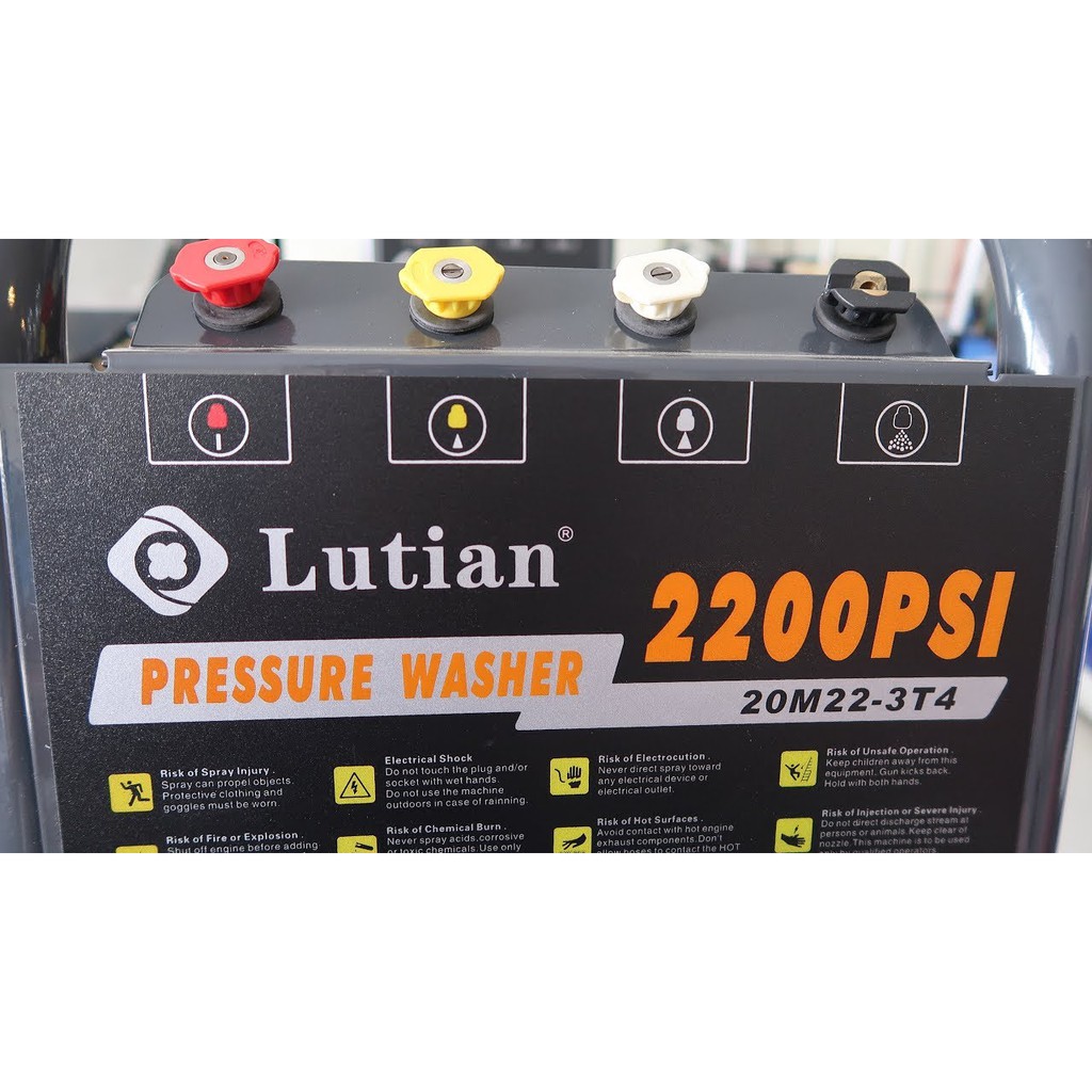 Máy rửa xe cao áp Lutian 3 Kw 2200 PSI 20M22-3T4