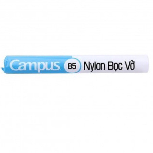 Bọc tập vở nylon Campus kích thước B5 nhựa liền