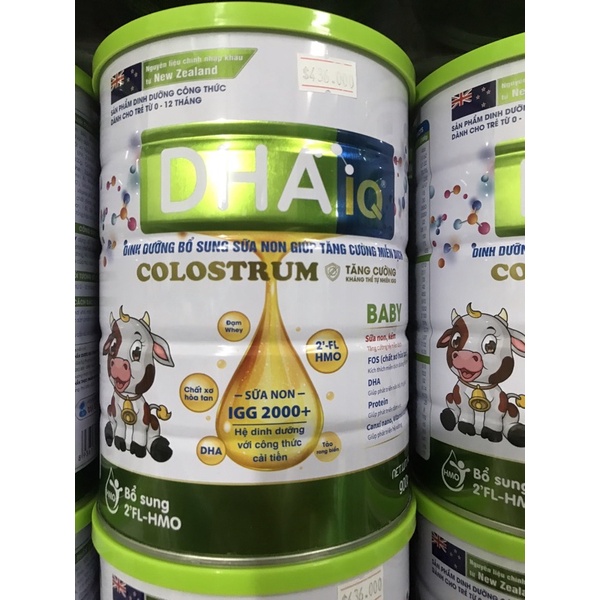 Sữa bột dha iq 900g