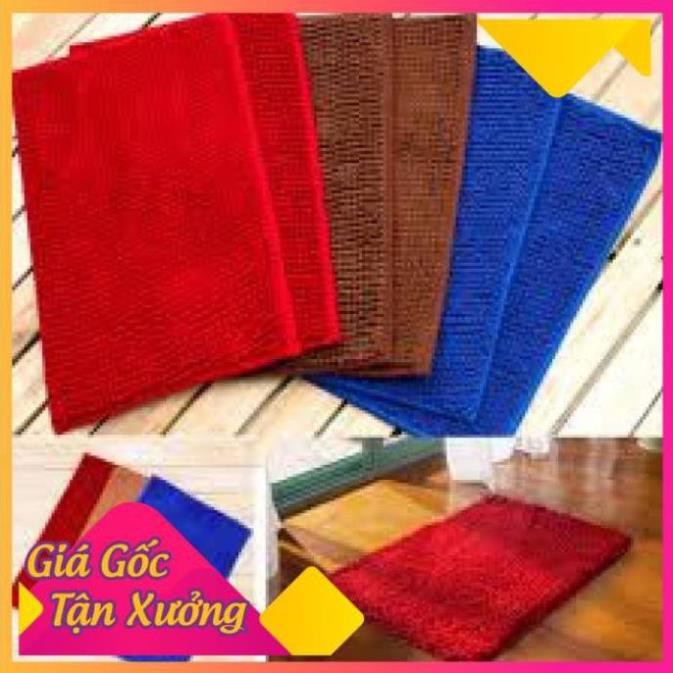 [HOT] Thảm Chùi Chân San Hô Đinh [Xả Kho] Siêu Thấm Nước,Chống Trơn Trượt Kích Thước 40cm x 60cm (Màu Ngẫu Nhiên)