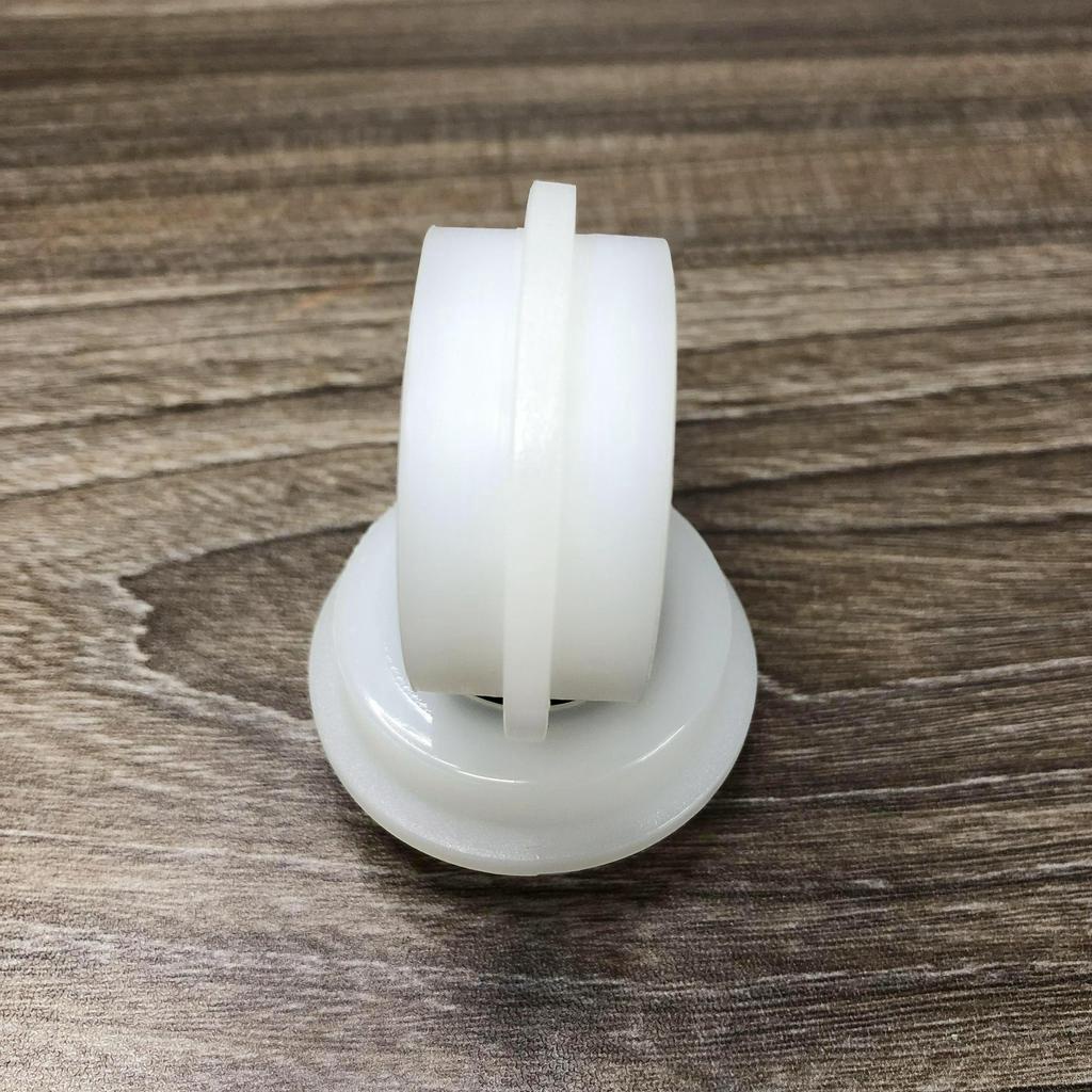 Bánh xe con lăn cửa lùa, cửa trượt dùng cho ray lùa âm phi 50mm D50T4Đ