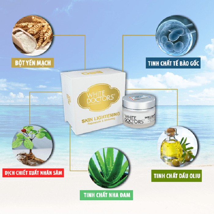 Kem trắng da mặt chống lão hóa White Doctor Skin Lightening