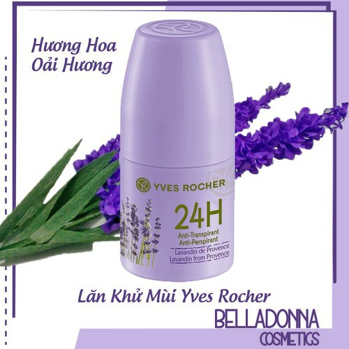 [CHÍNH HÃNG] Lăn Khử Mùi 24H Yves Rocher 24H Dedorant 50ml