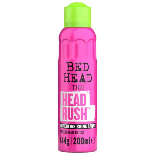 [+Tặng mũ trùm] XỊT TẠO BÓNG DẠNG SƯƠNG SIÊU MỊN TIGI BED HEAD RUSH SHINE SPRAY 200ML (CHAI)