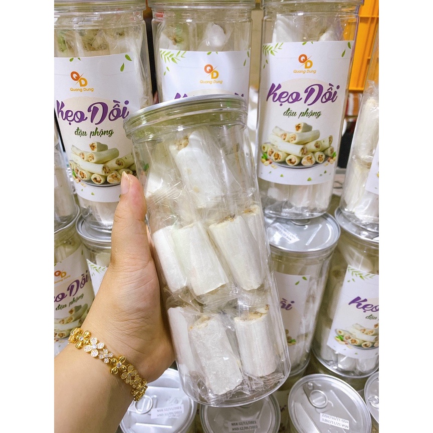 Kẹo kéo tuổi thơ - kẹo dồi đậu phộng  350g