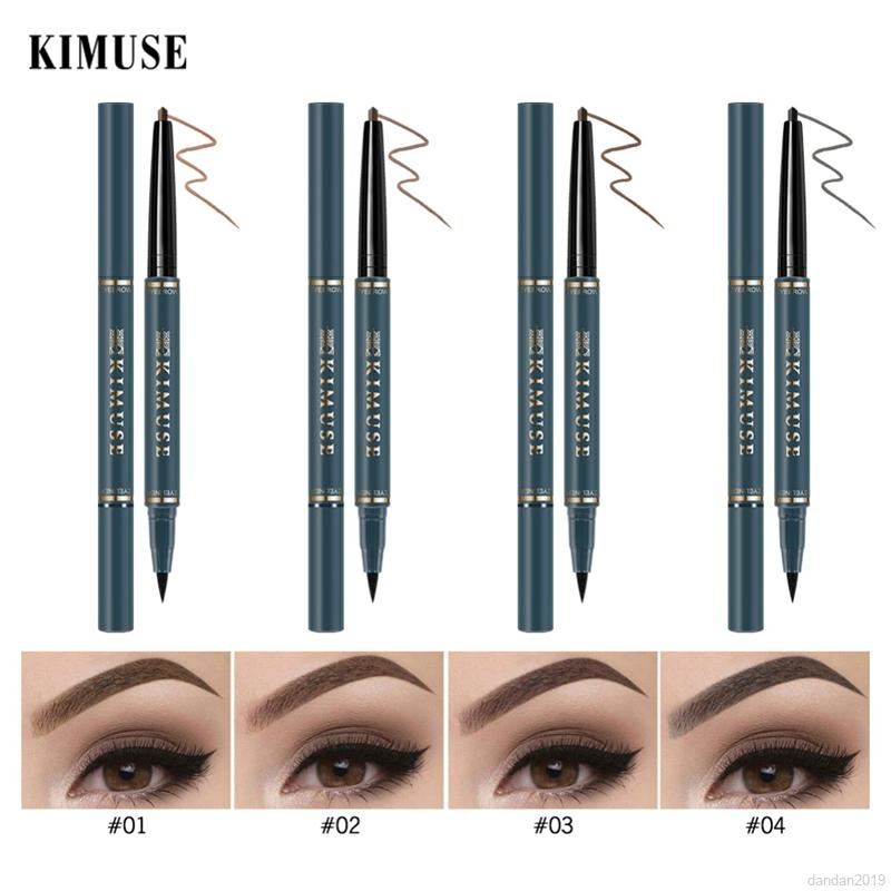 Bút Kẻ Lông Mày Kiêm Bút Kẻ Mắt Dạng Lỏng KIMUSE 2 Trong 1 Mềm Mượt Chống Thấm Nước Lâu Trôi | BigBuy360 - bigbuy360.vn